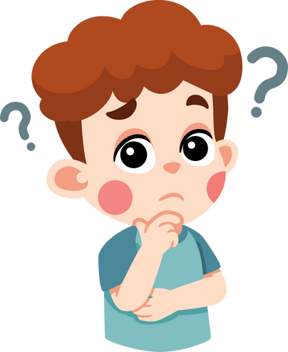 Kid Thinking Upper Body